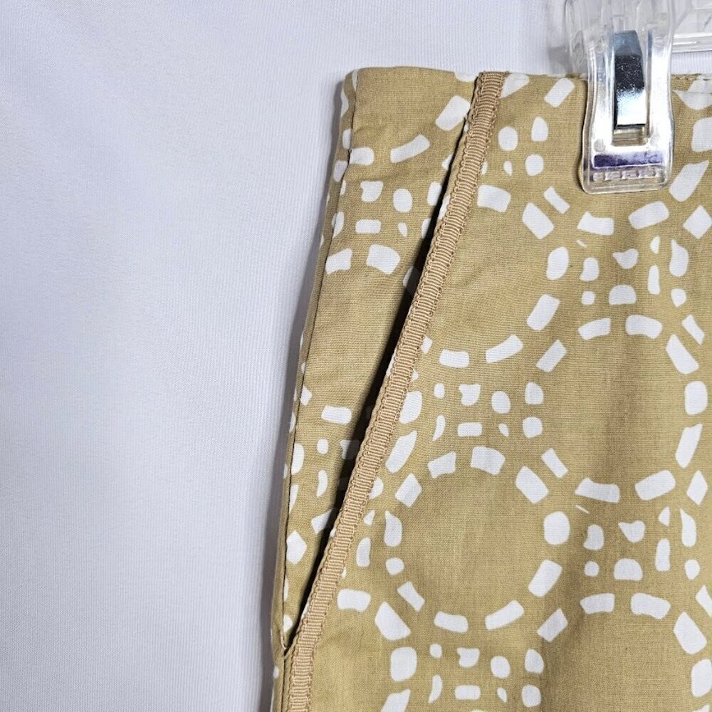 GOLFTINI Skort Skirt Shorts size 14 GOLD TAN WHITE Pickleball Tennis Golf Summer - Picture 3 of 9